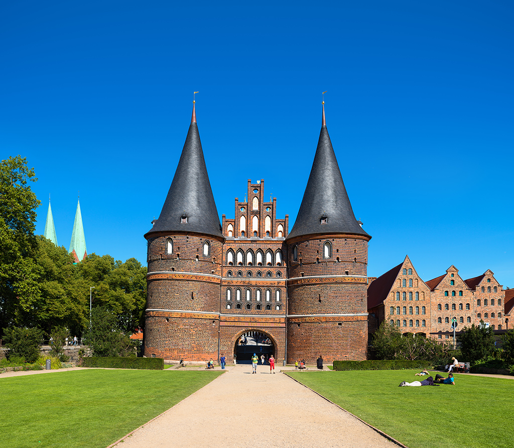 Holstentor in Lübeck Frontseite